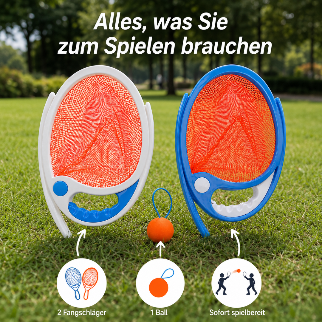 Wurf- und Fangspiel Schläger Set