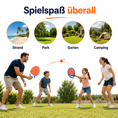 Wurf- und Fangspiel Schläger Set